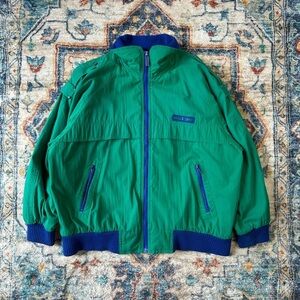 Vintage Green and Blue Ski Jacket